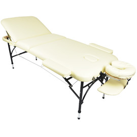 Массажный стол складной Atlas sport Strong (70 см 3-с алюминиевый усиленная столешница) коричневый