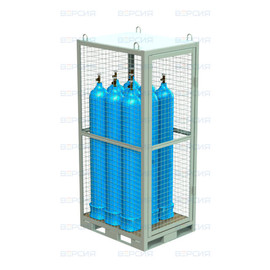 Клеть для хранения кислородных газовых баллонов КДР-01 (9 баллонов)