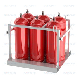 Контейнер для хранения пропановых газовых баллонов КГБ-06П (6 баллонов)