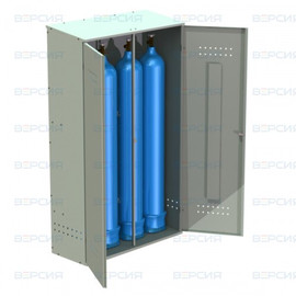 Шкаф для хранения кислородных газовых баллонов ШГБР-04-0,8 (4 баллона)