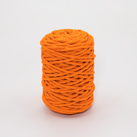 Шнур хлопковый крученый 3 мм (125)-оранжевый