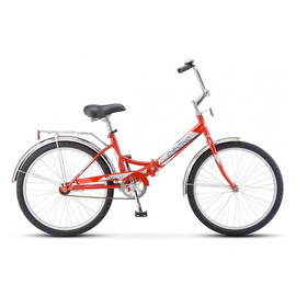 Велосипед Десна 2500 городской складной рам.:14 кол.:24 красный 16.9кг (LU077731)