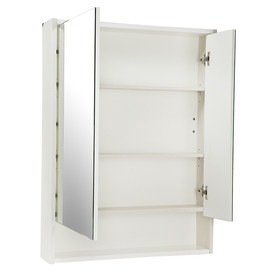 Зеркальный шкаф АКВАТОН Рико 650 мм ясень/белый