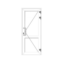 Дверь холодная алюминиевая №1, 2100х900 мм