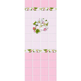 Стеновая панель ПВХ Кронапласт Unique Яблоневый цвет розовый 2700х250 мм