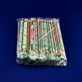 Палочки для суши бамбуковые 23см с зубочисткой (100 пар) 1/2000